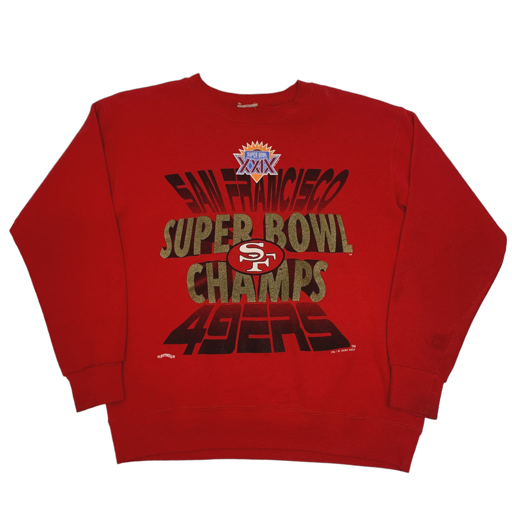 95 SF 49ers Superbowl Crewneck XL