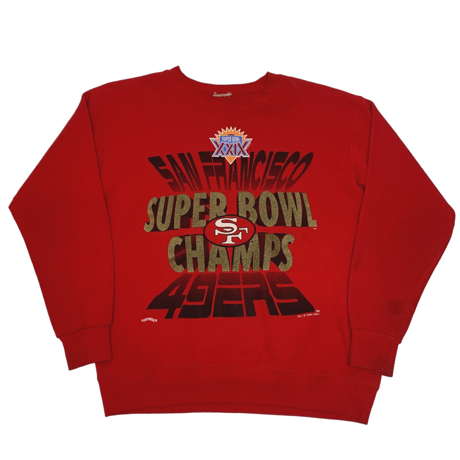 95 SF 49ers Superbowl Crewneck XL