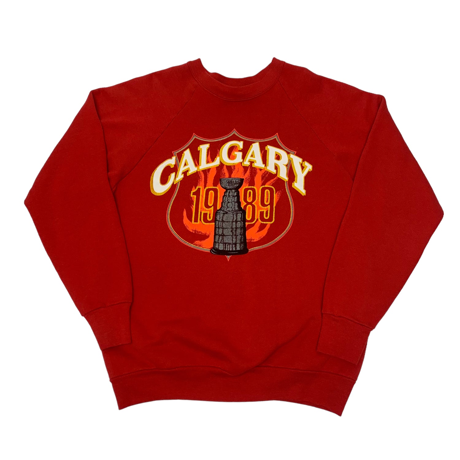 1989 Calgary Flames Champs Crewneck L