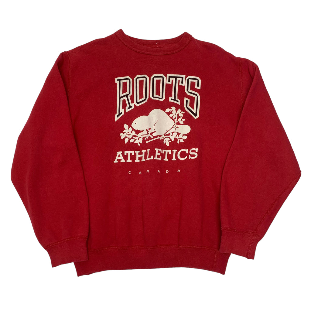 90’s Red Roots Athletic Crewneck S