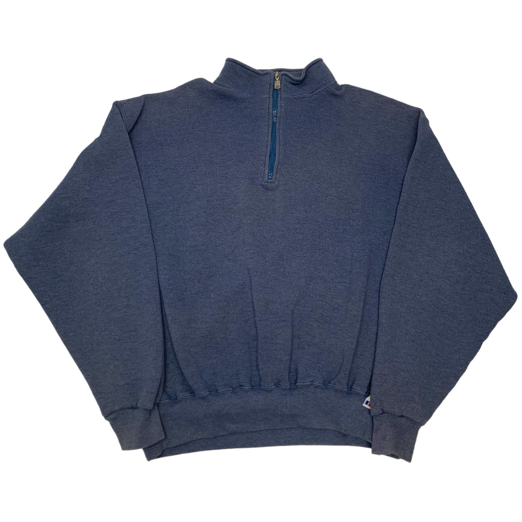 Blank Faded Russell Quarter Zip XL