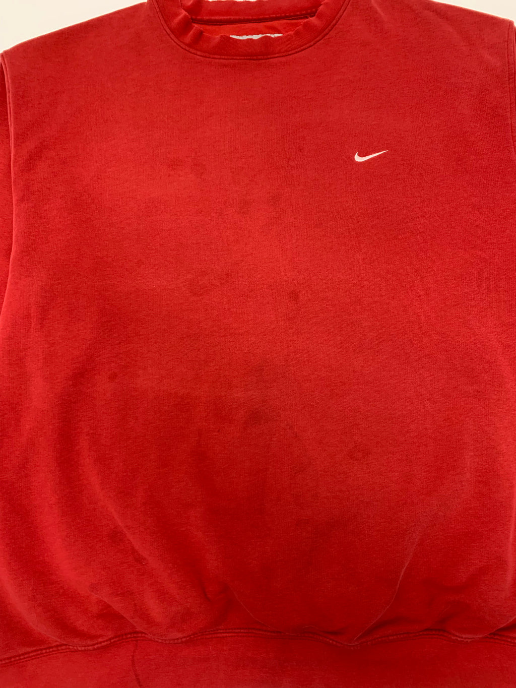 Y2K Red Nike Swoosh Crewneck XXL