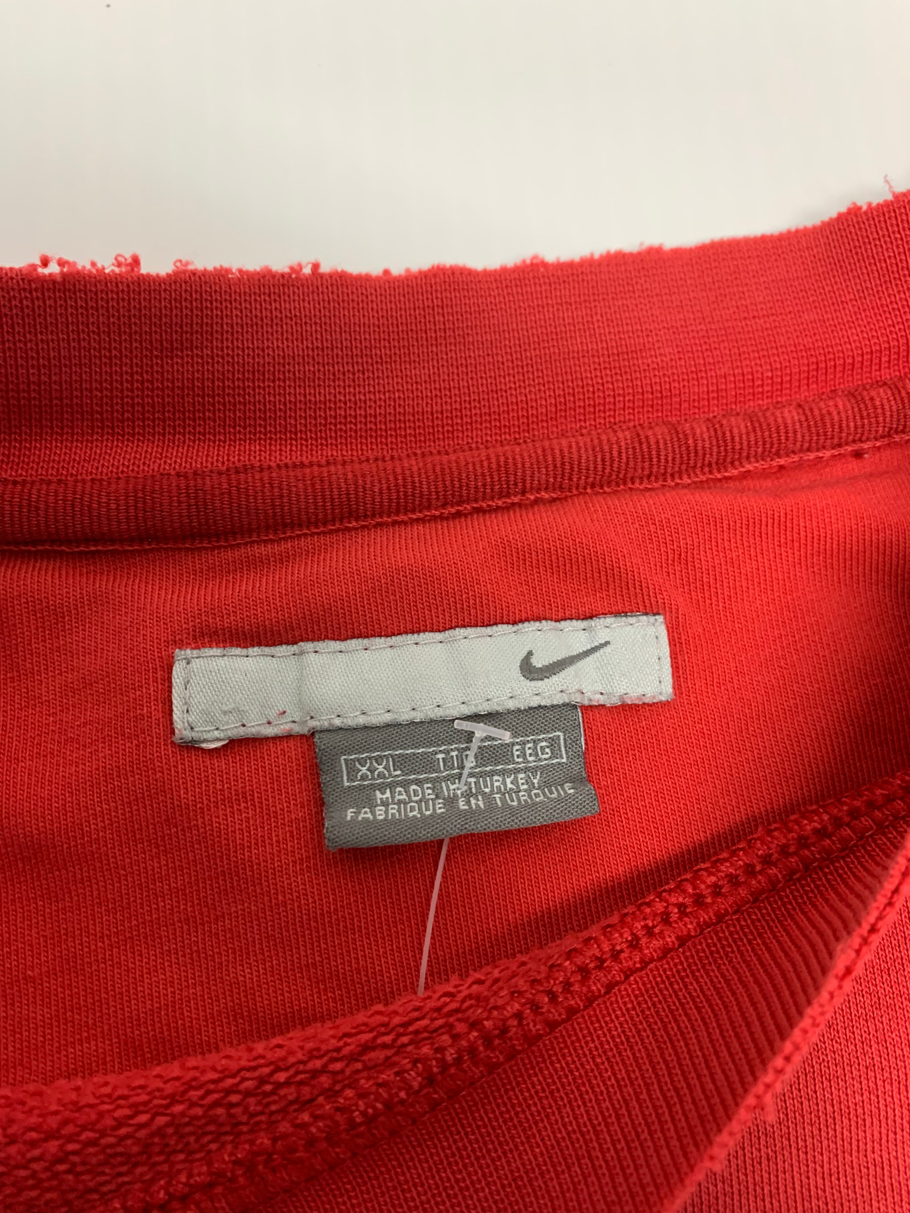 Y2K Red Nike Swoosh Crewneck XXL