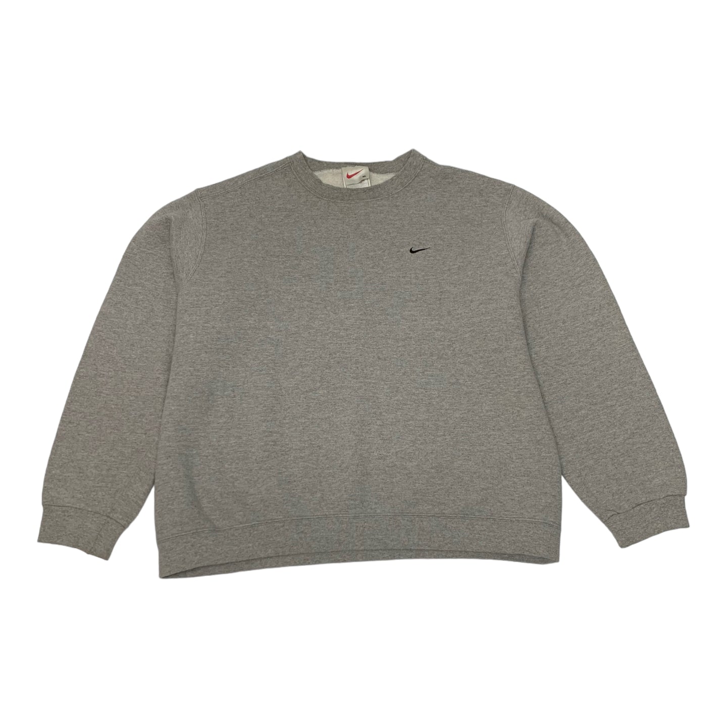 90’s Grey Nike Swoosh Crewneck XL