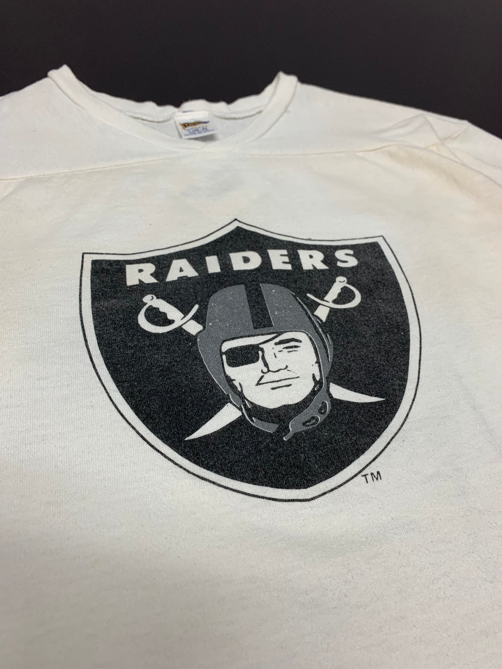 90’s Raiders Raglan Tee L