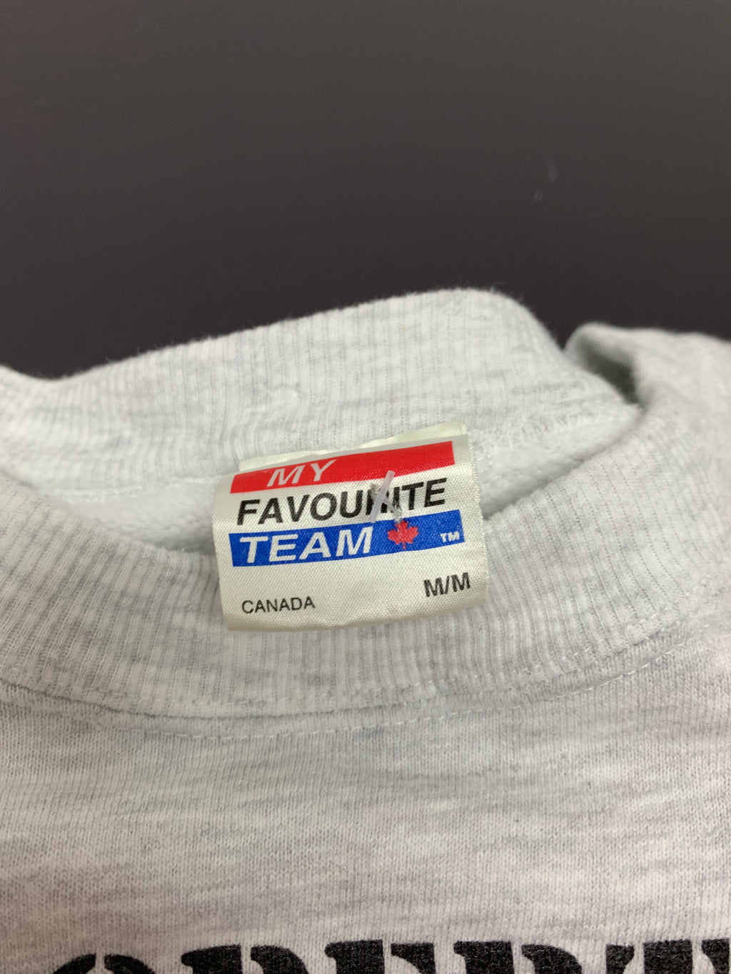 90’s Vancouver Canucks Grey Crewneck M