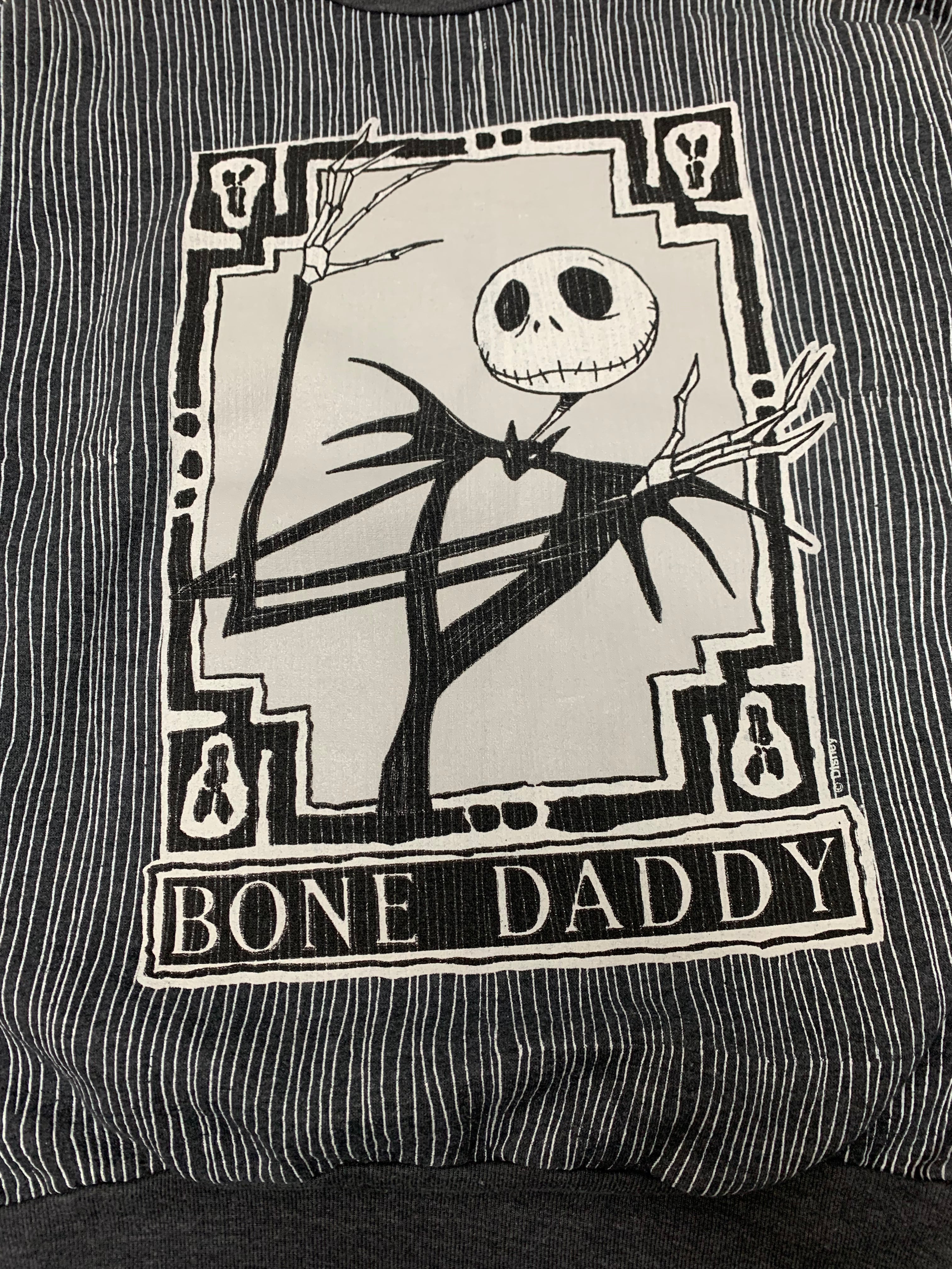 90's Nightmare Before Christmas Bone Daddy Crewneck L