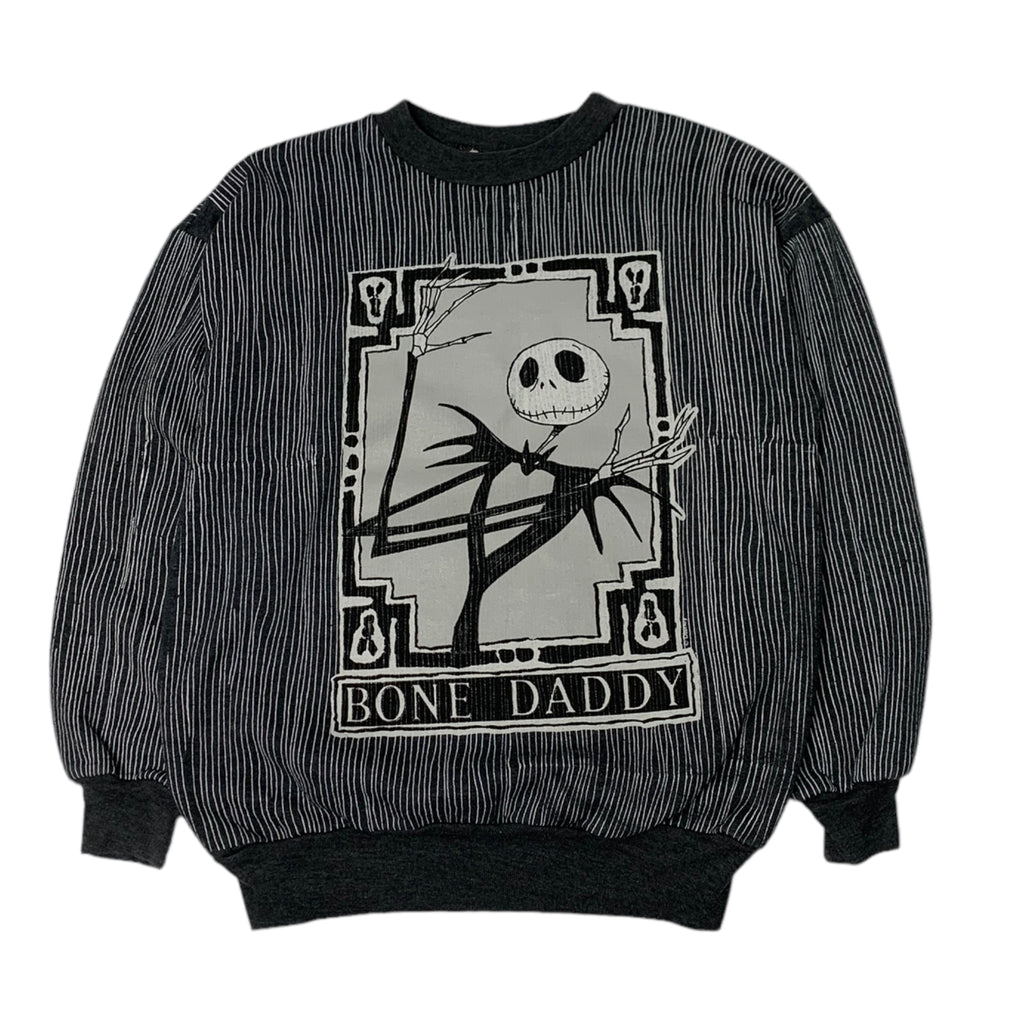 90's Nightmare Before Christmas Bone Daddy Crewneck L