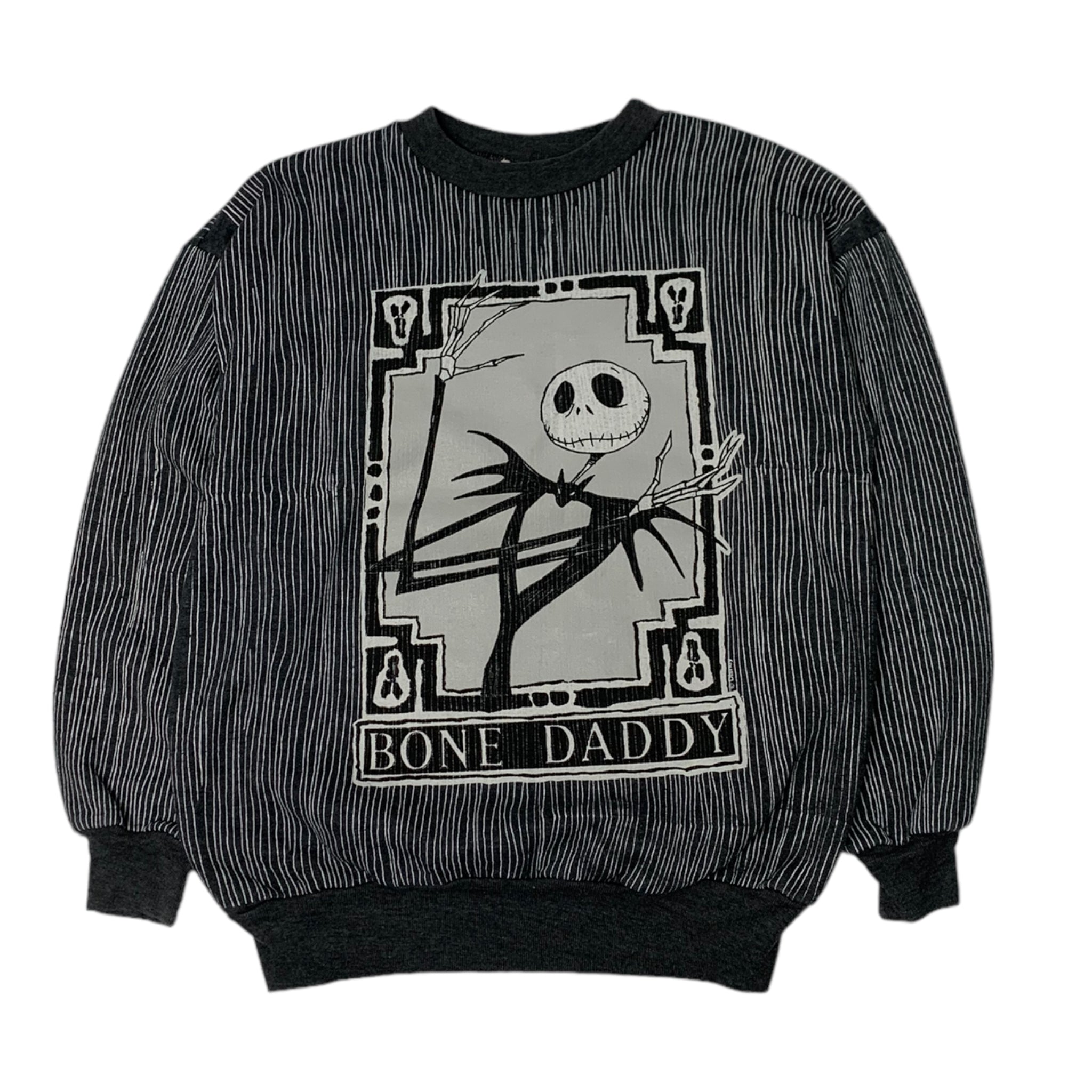90's Nightmare Before Christmas Bone Daddy Crewneck L