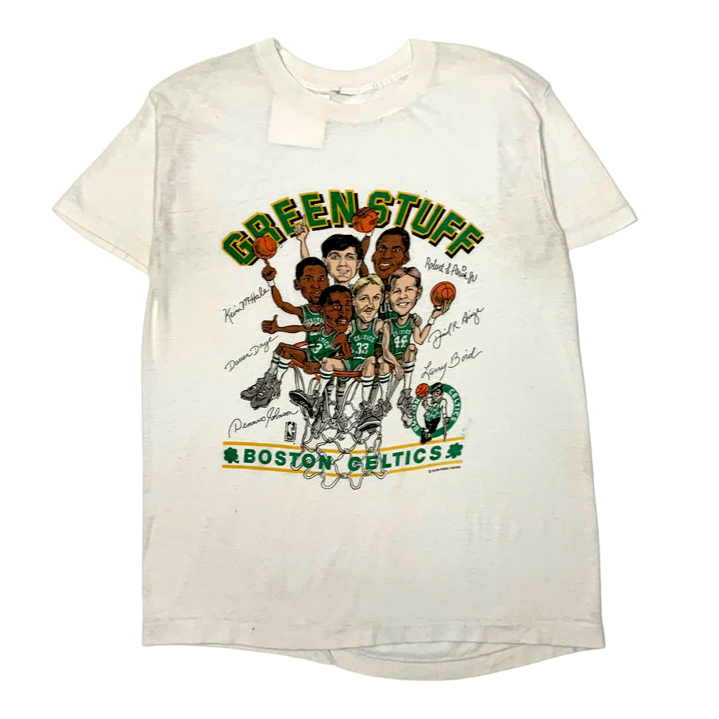 90's Boston Celtics Green Stuff Tee M