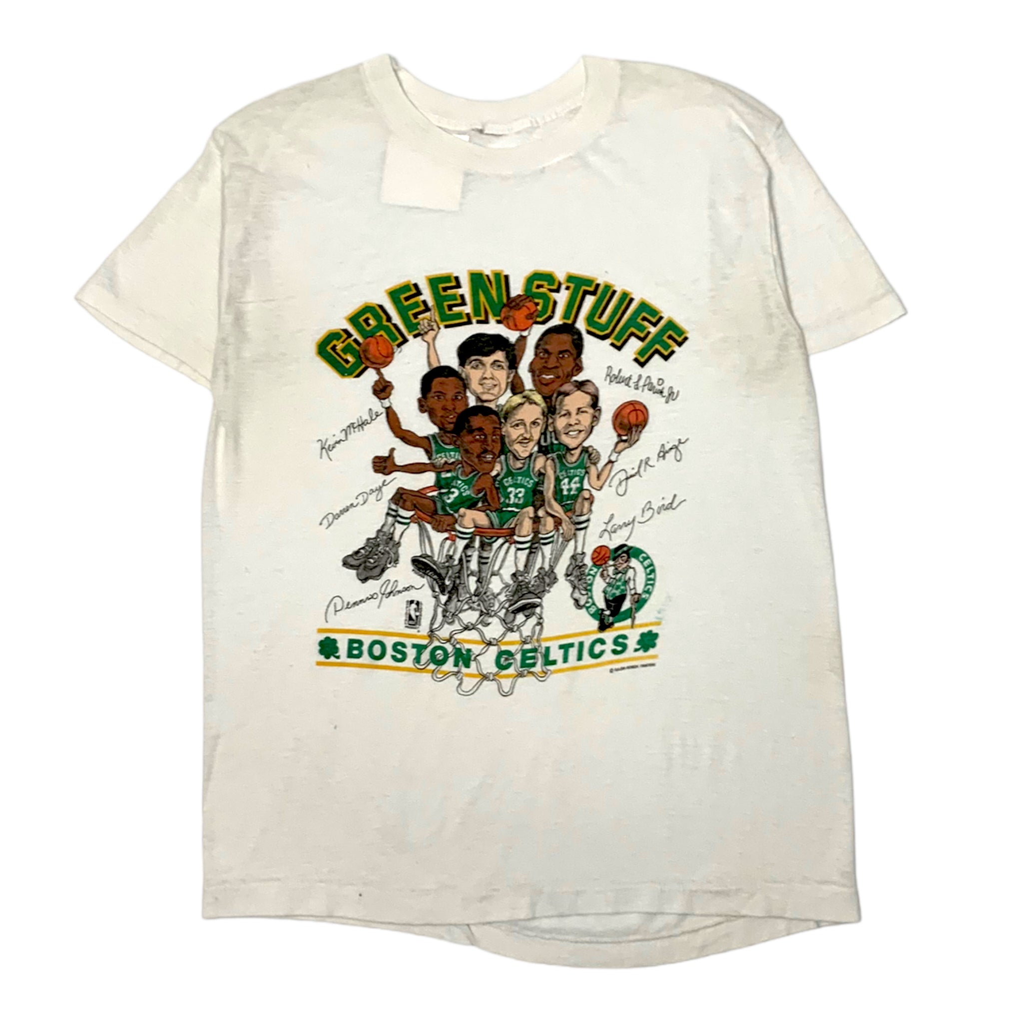 90's Boston Celtics Green Stuff Tee M
