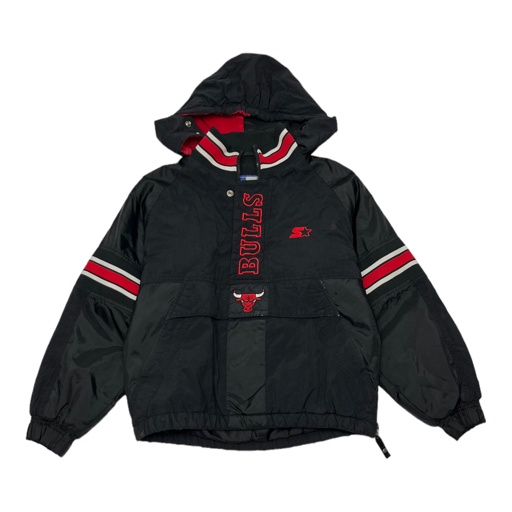 90's Chicago Bulls Starter Puffer Jacket M