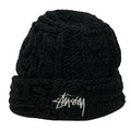 Black Knitted Stussy Beanie