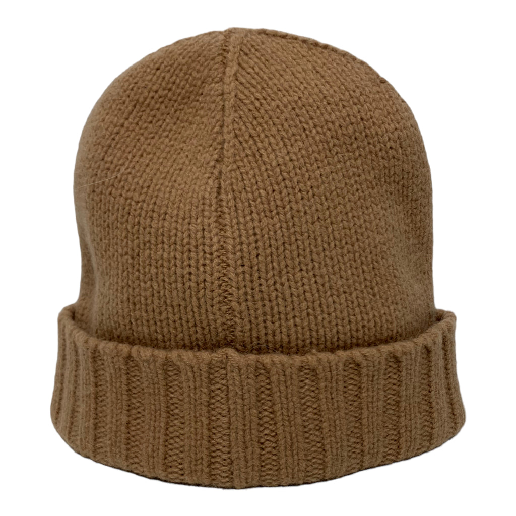 Beige Polo Knitted Beanie