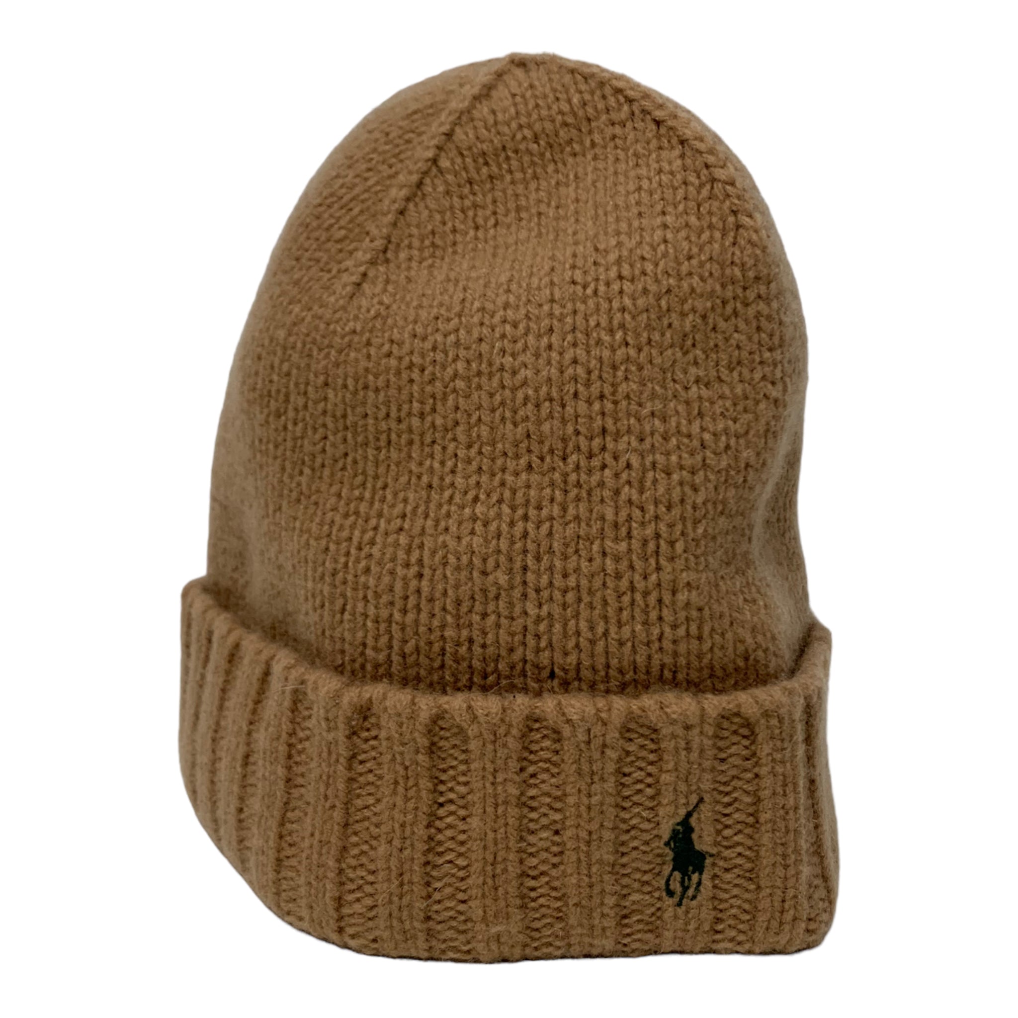 Beige Polo Knitted Beanie