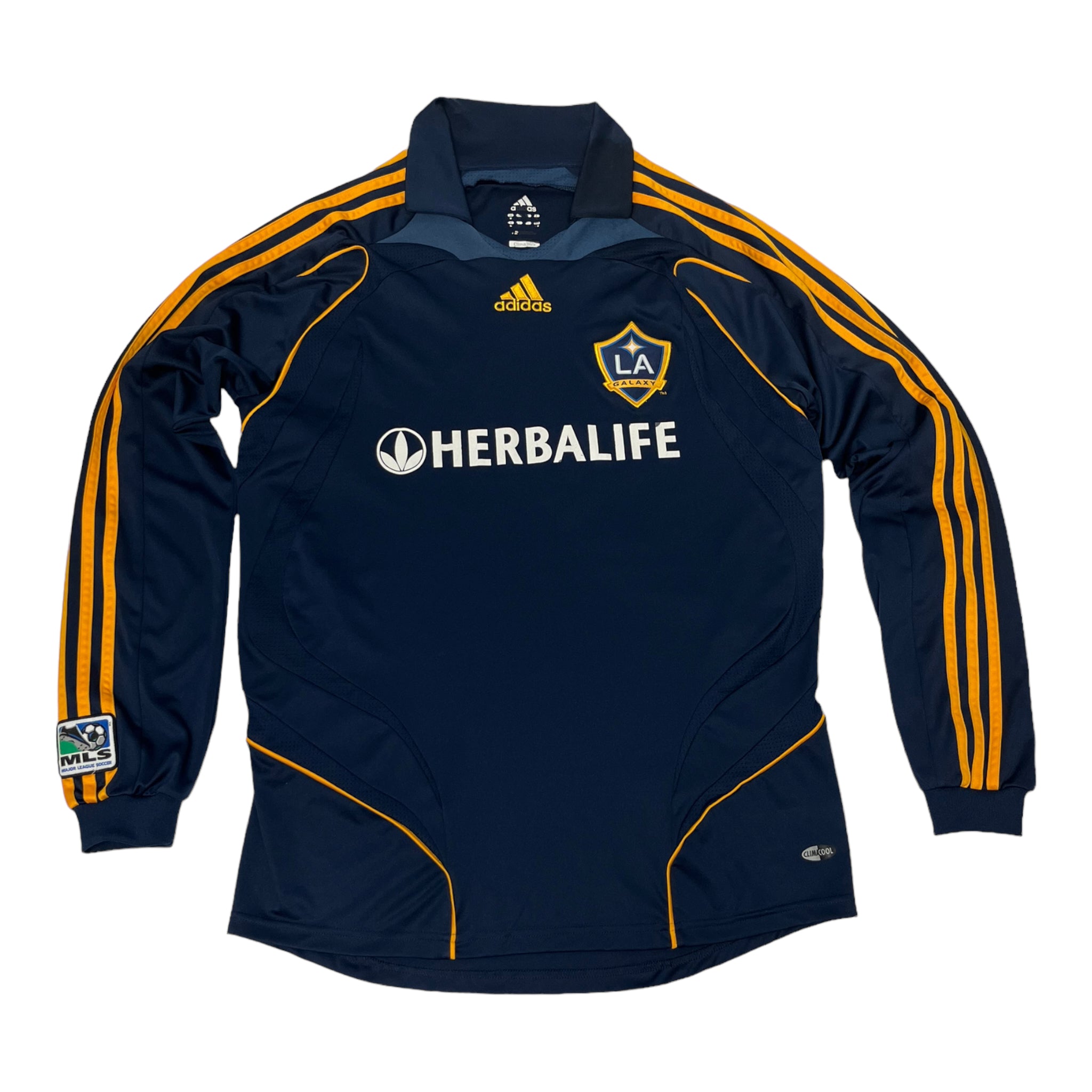 2007-08 LA Galaxy Beckham longsleeve Jersey M