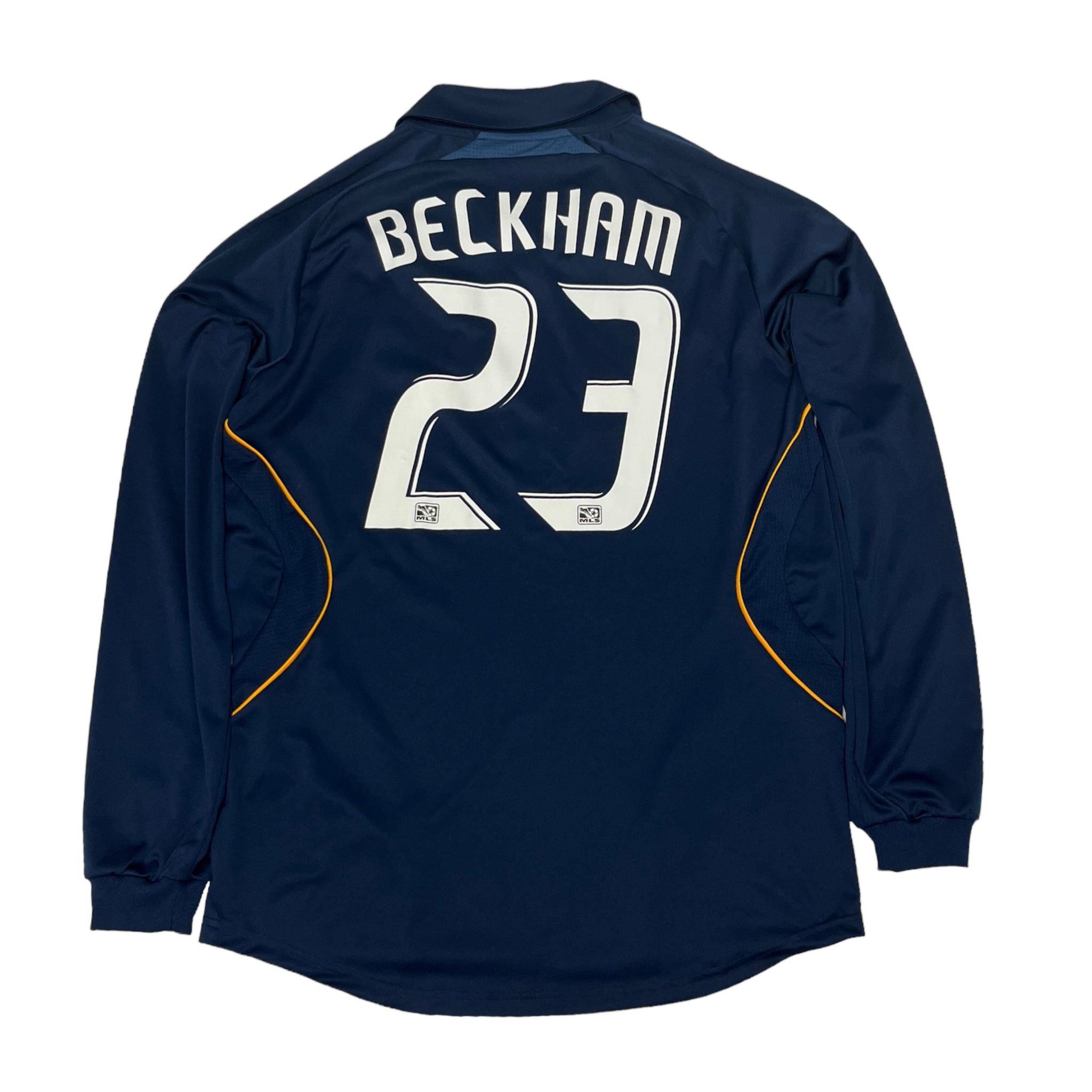 2007-08 LA Galaxy Beckham longsleeve Jersey M