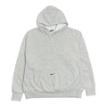 Y2K Nike Grey Centre Swoosh Hoodie 2XL