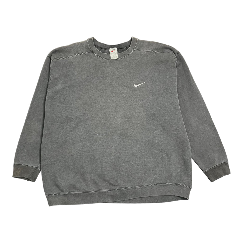 90s Nike Black Swoosh Crewneck 2XL