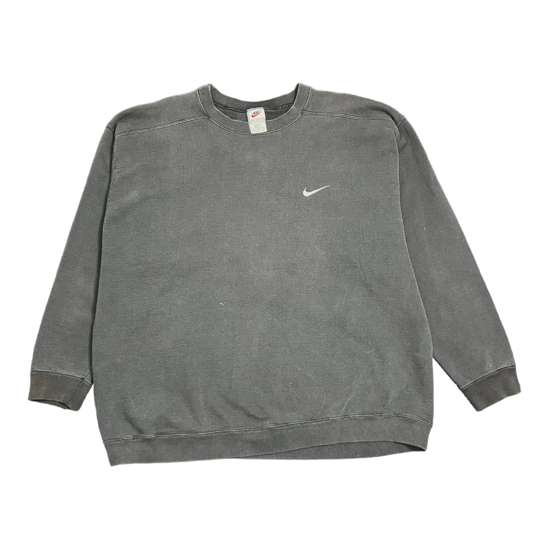 90s Nike Black Swoosh Crewneck 2XL