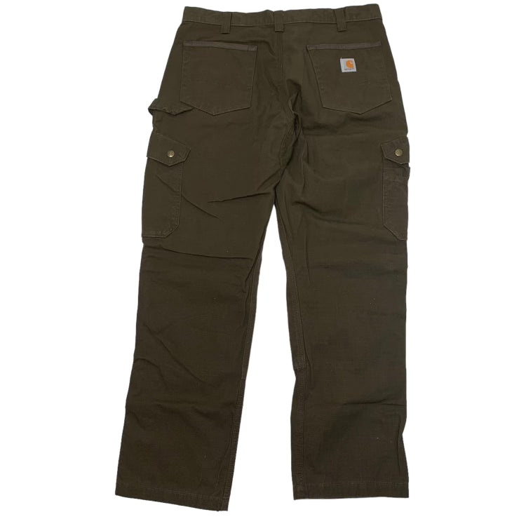Carhartt Brown Ripstop Denim 36x32