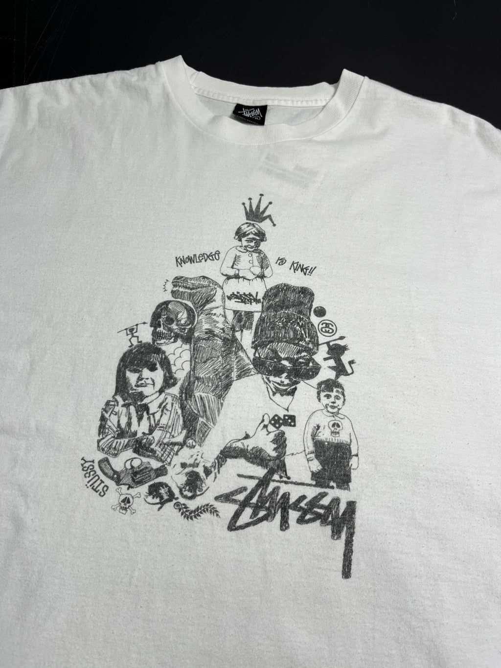 Stüssy Knowledge Is King Tee XL