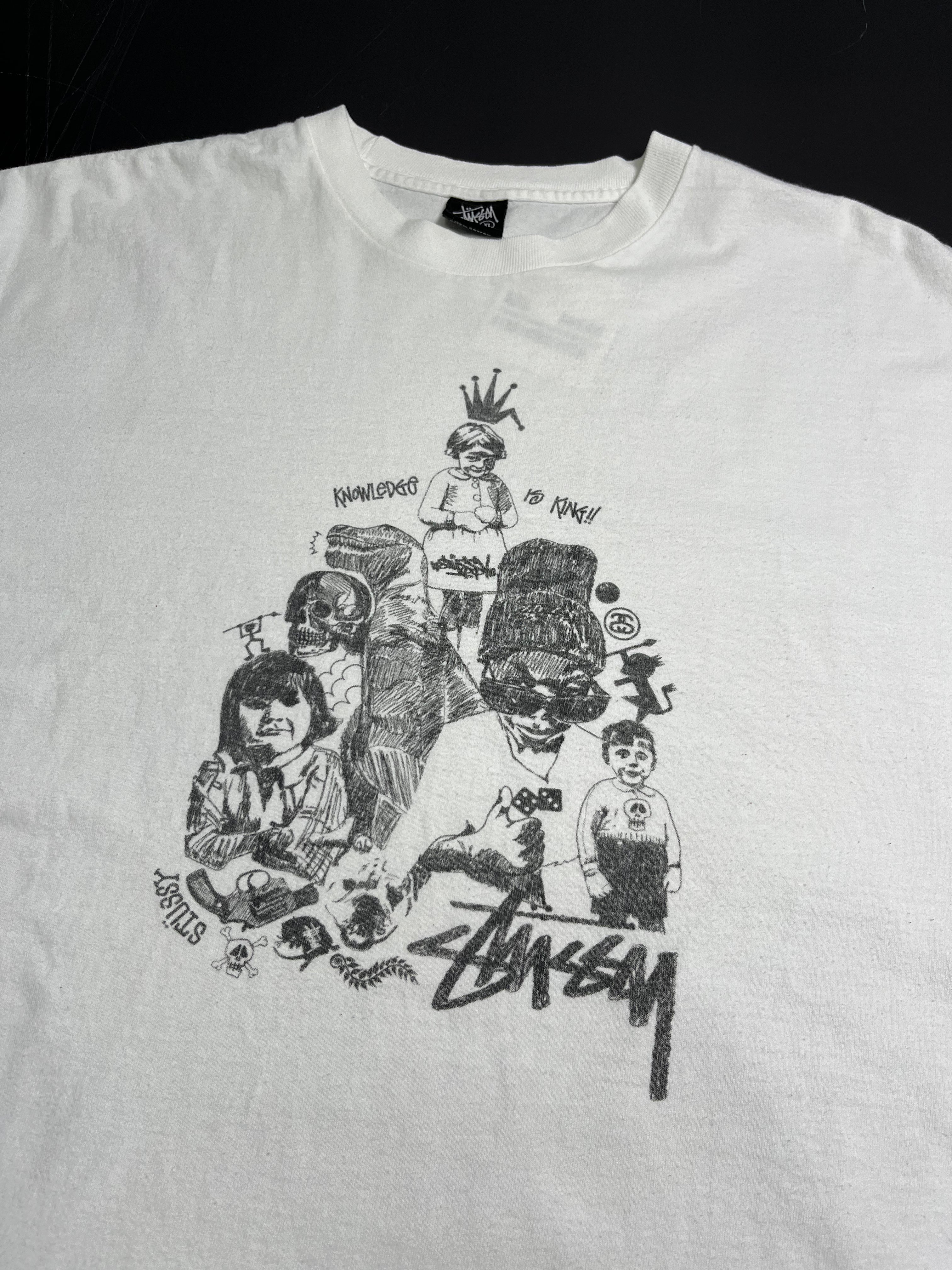 Stüssy Knowledge Is King Tee XL