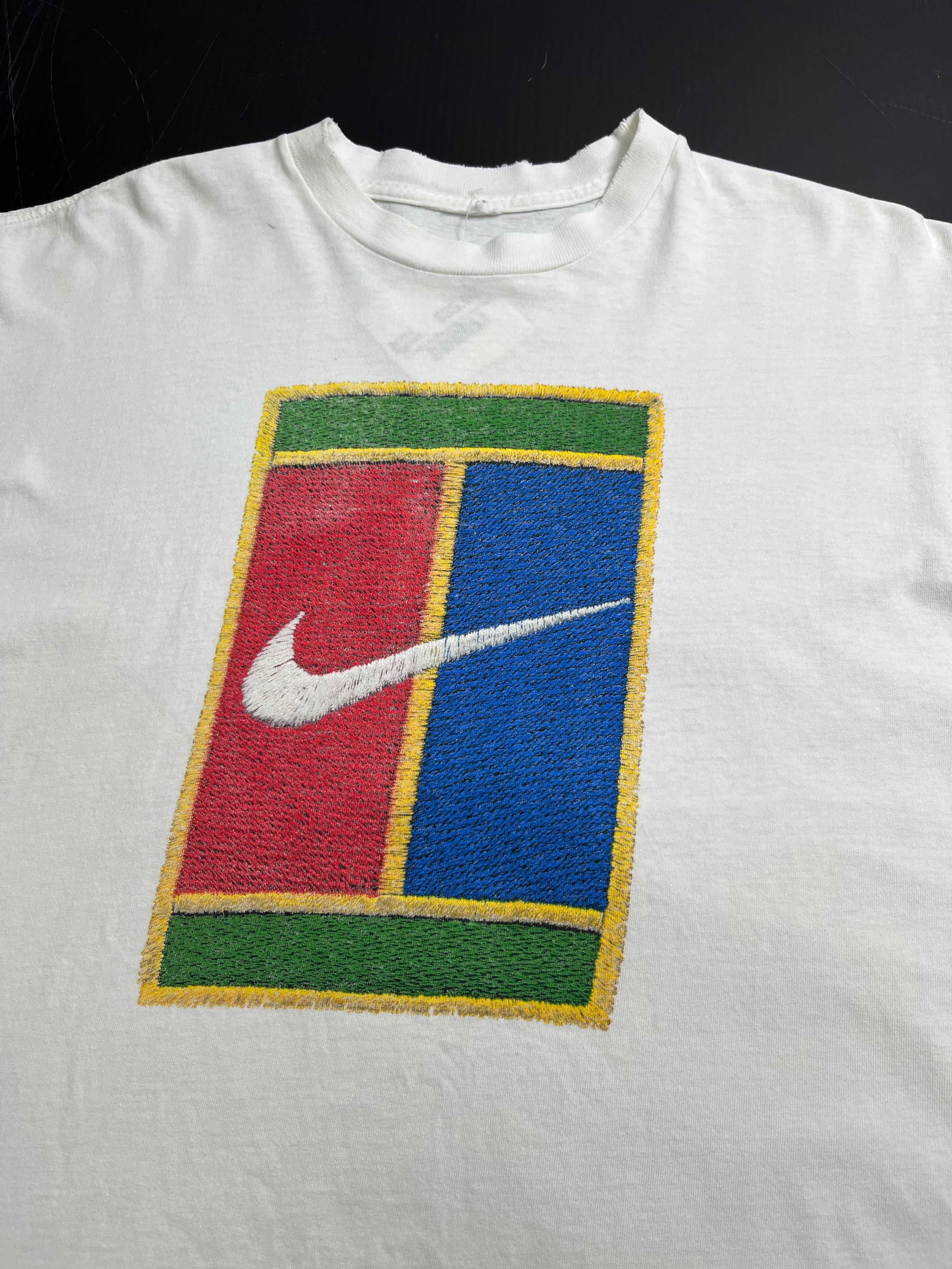 90’s Nike Challenge Court Tennis Tee L