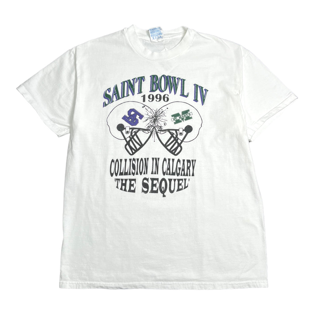 1996 Saint Bowl IV Football Tee L