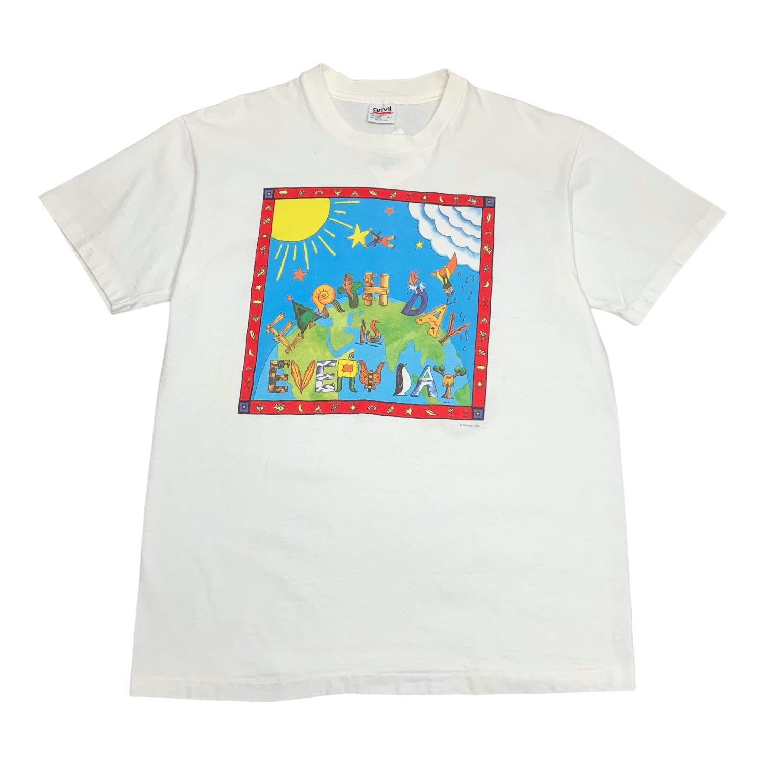 Vintage Earth Day Tee L