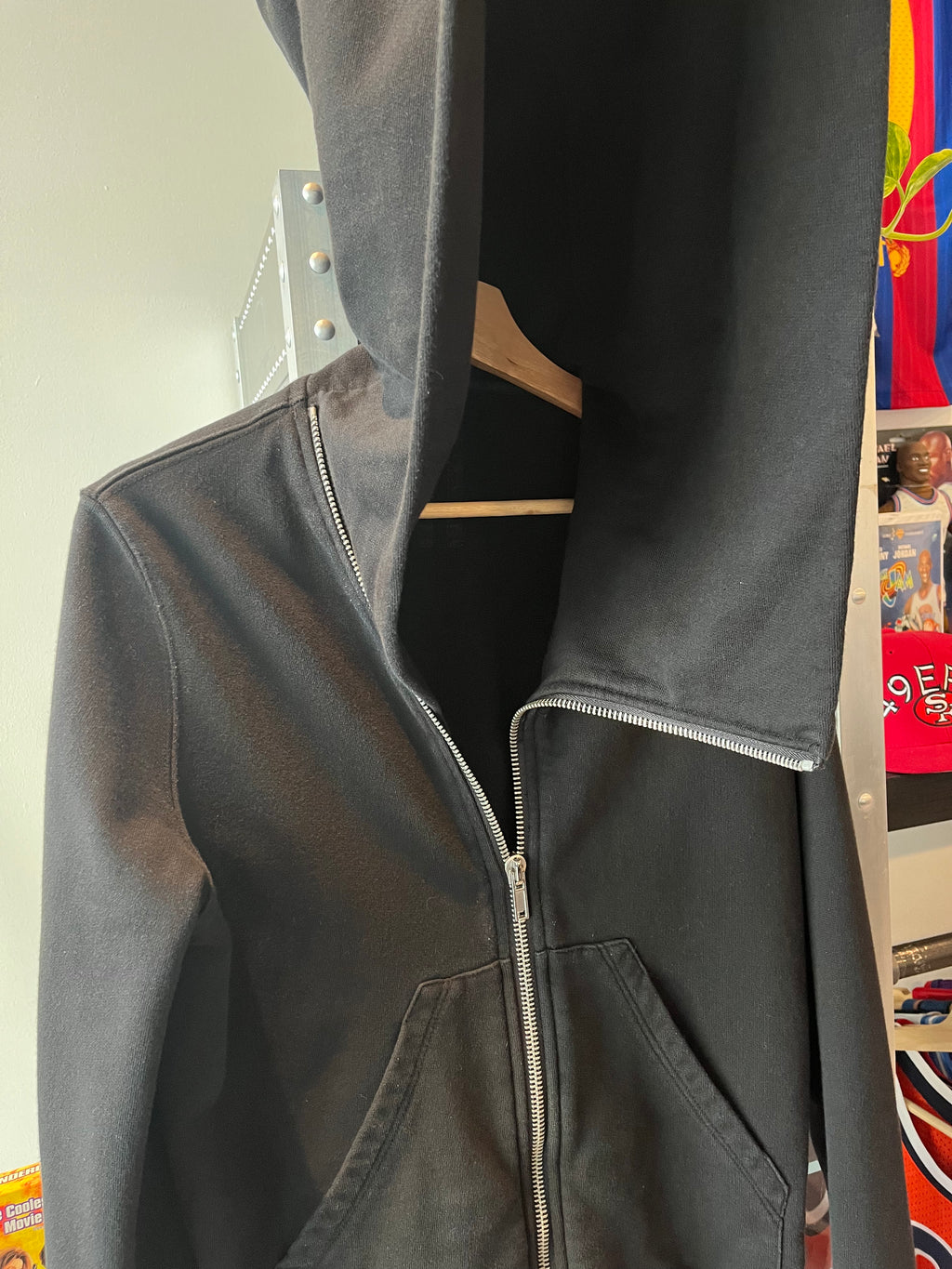 Rick Owens Drkshdw Asymmetrical Zip Hoodie S
