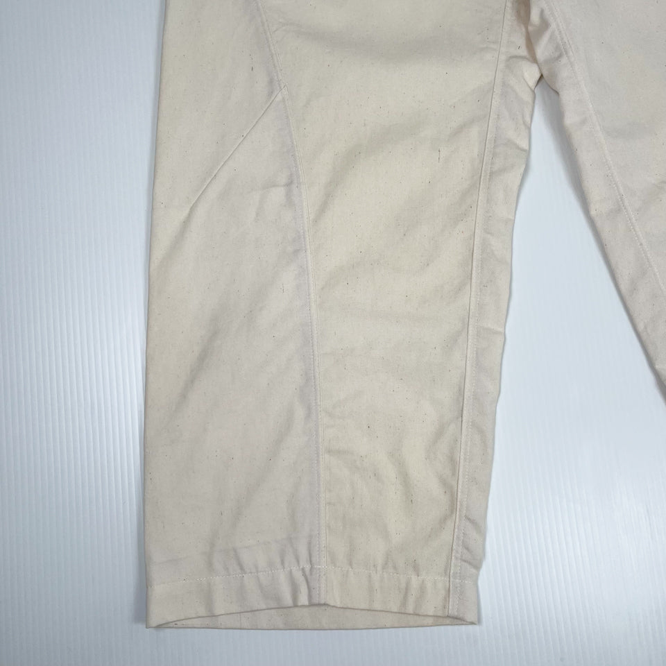 Rework Cotton Barrel Baggy Pants Cream 27-32