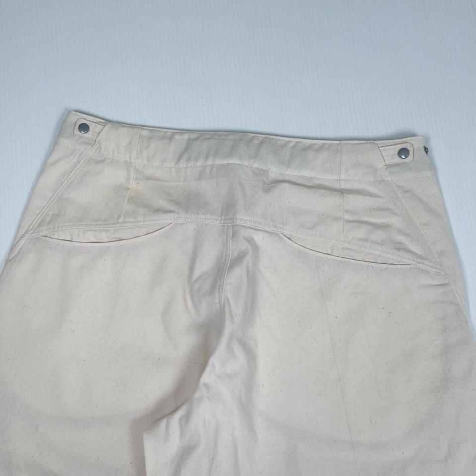 Rework Cotton Barrel Baggy Pants Cream 27-32