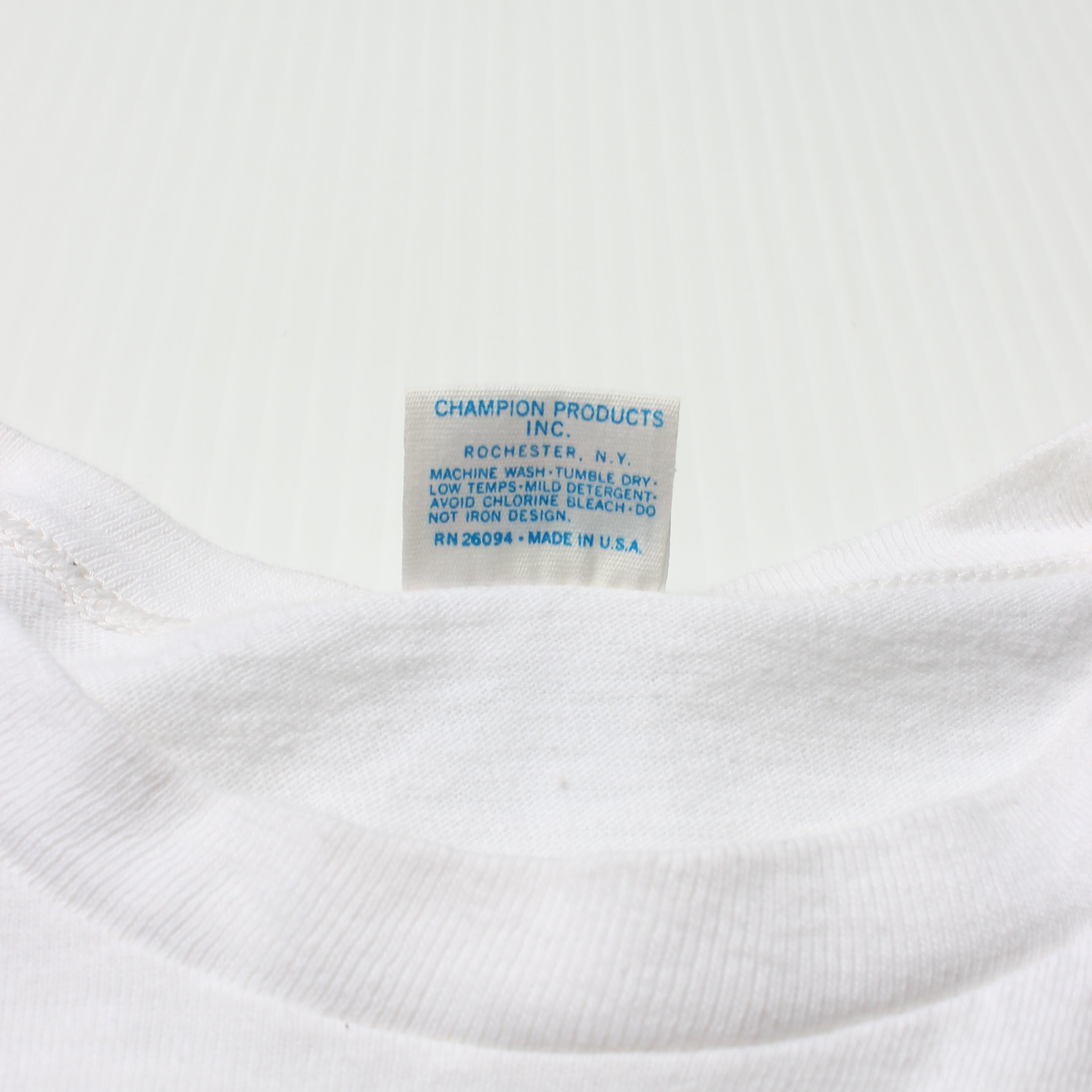 70s Champion Olin Skis Bike Race Tee L