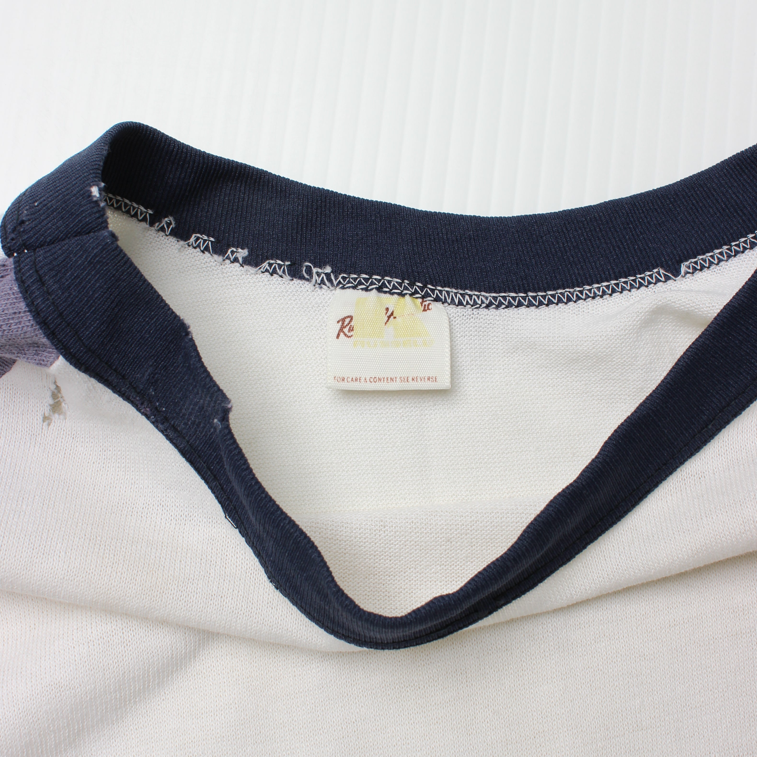 70s Russell Athletic Raglan Shirt L