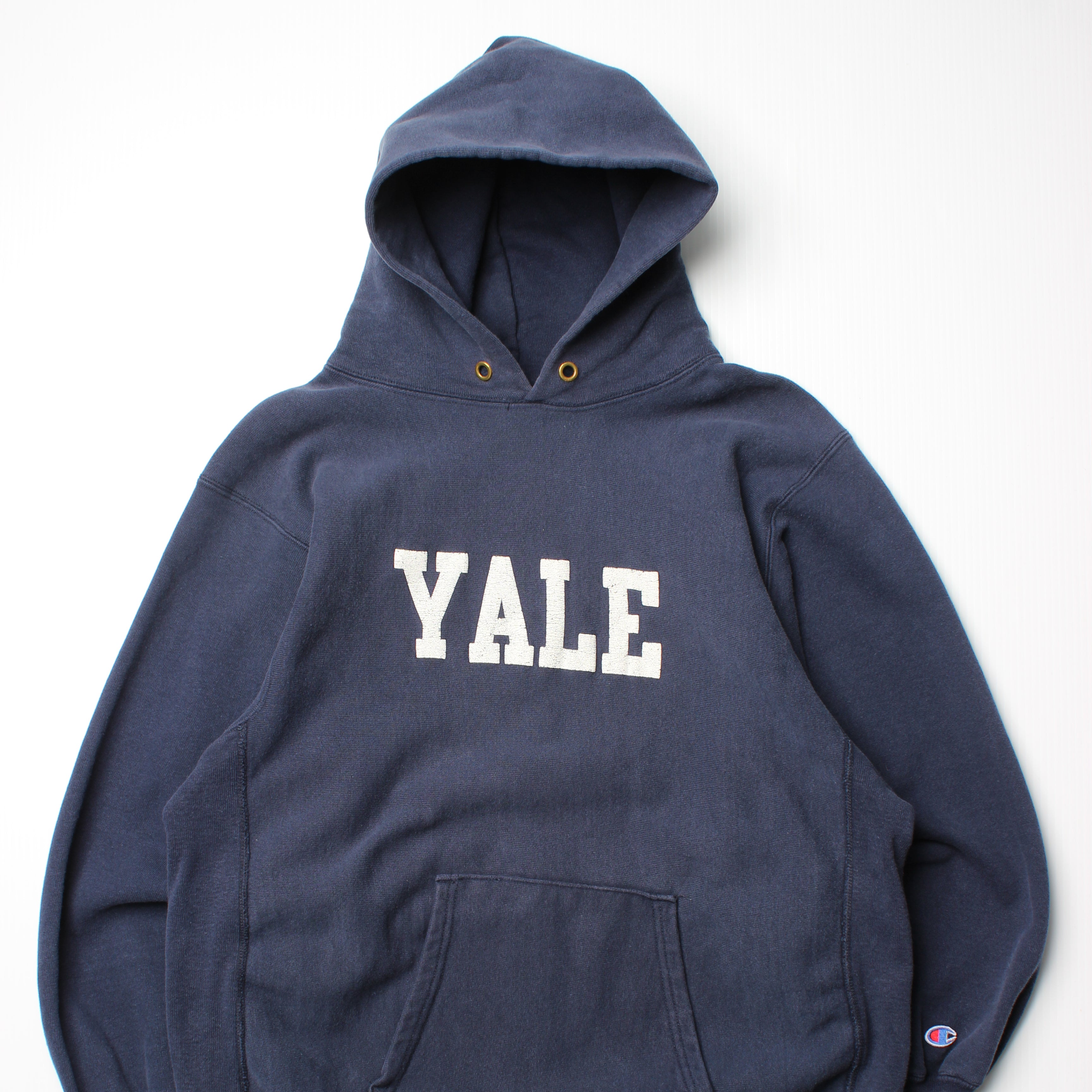 80s Champion Reverse Weave Yale Hoodie XL