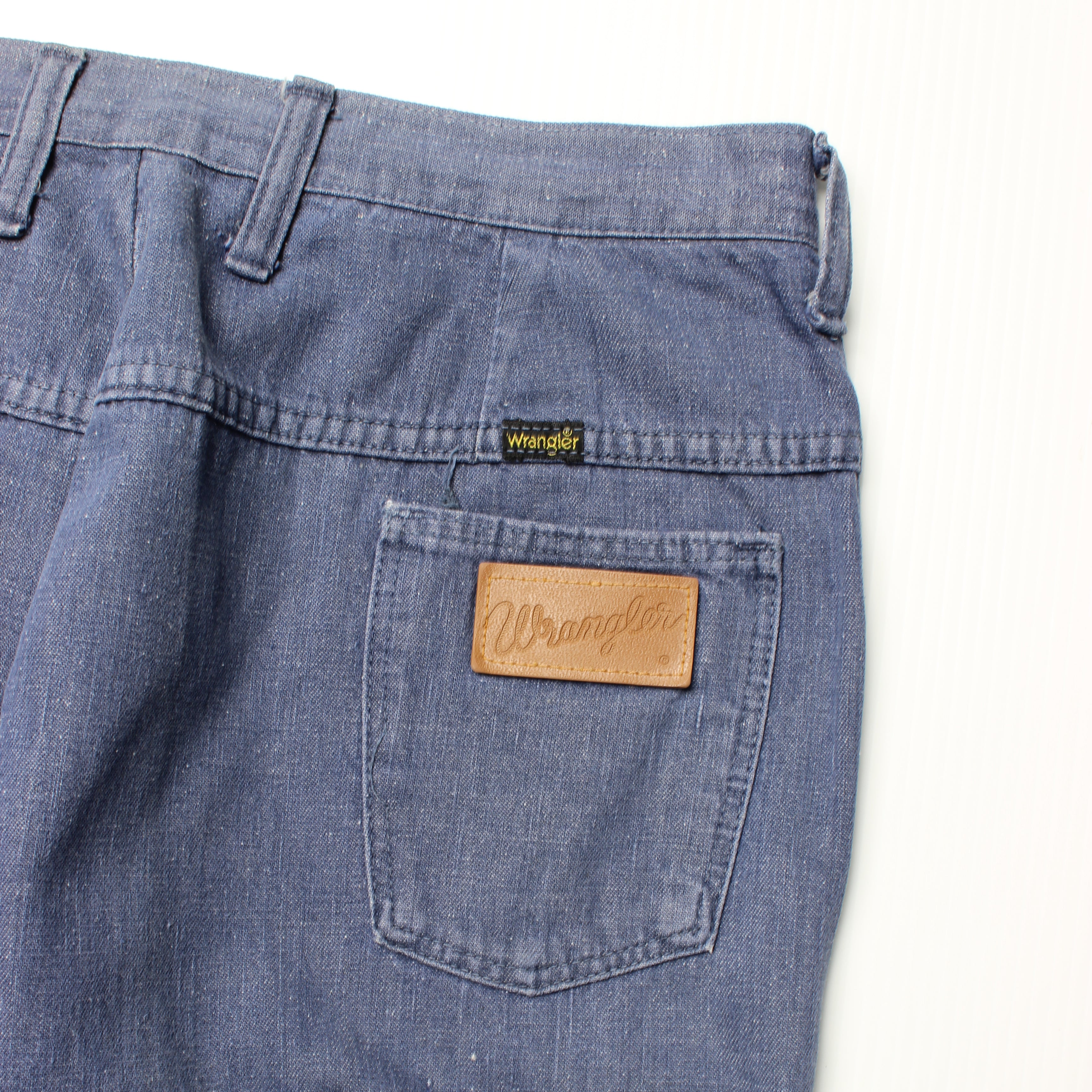 70s Wrangler Bell Bottom Faded Denim Women's 18