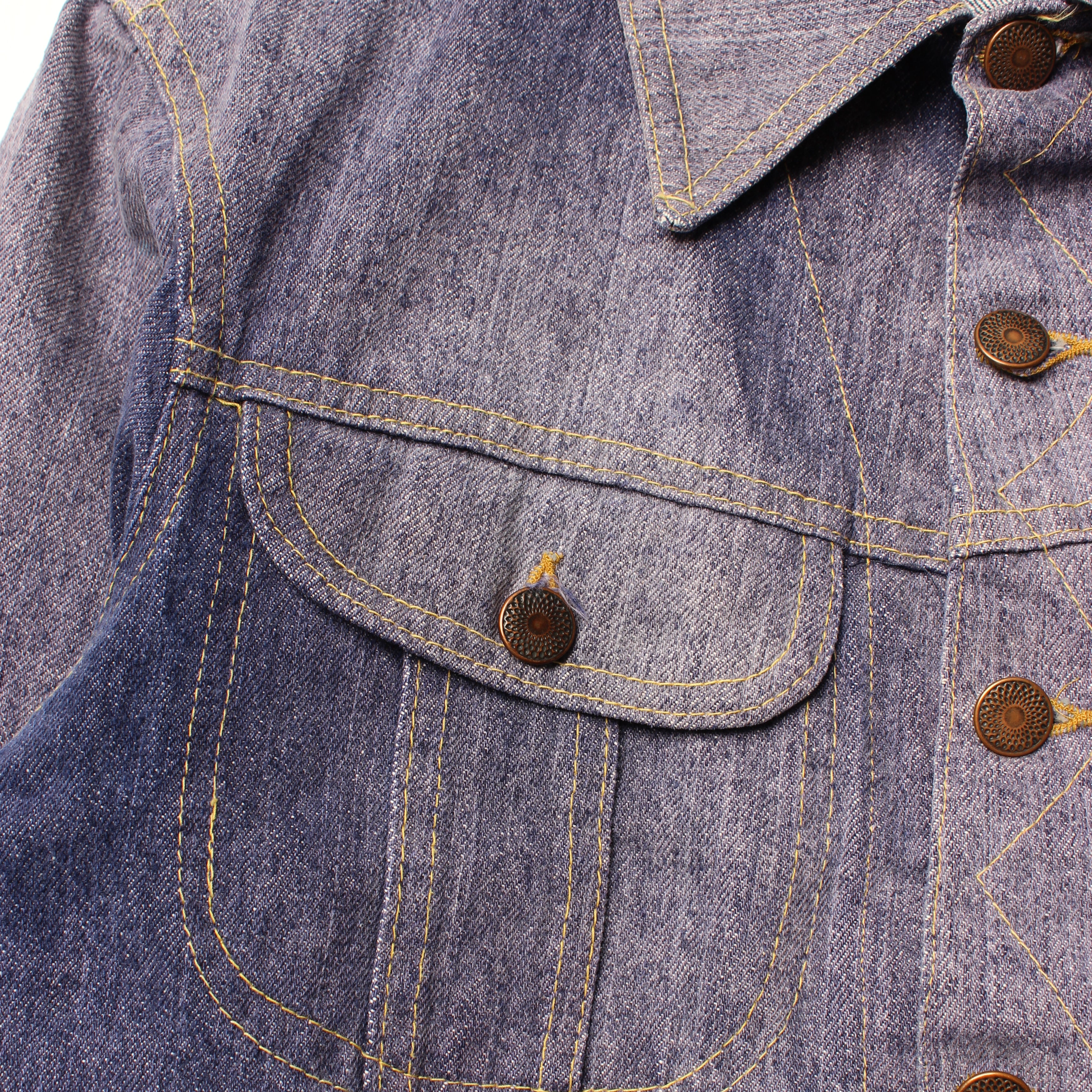 Vintage Faded Denim Jacket S