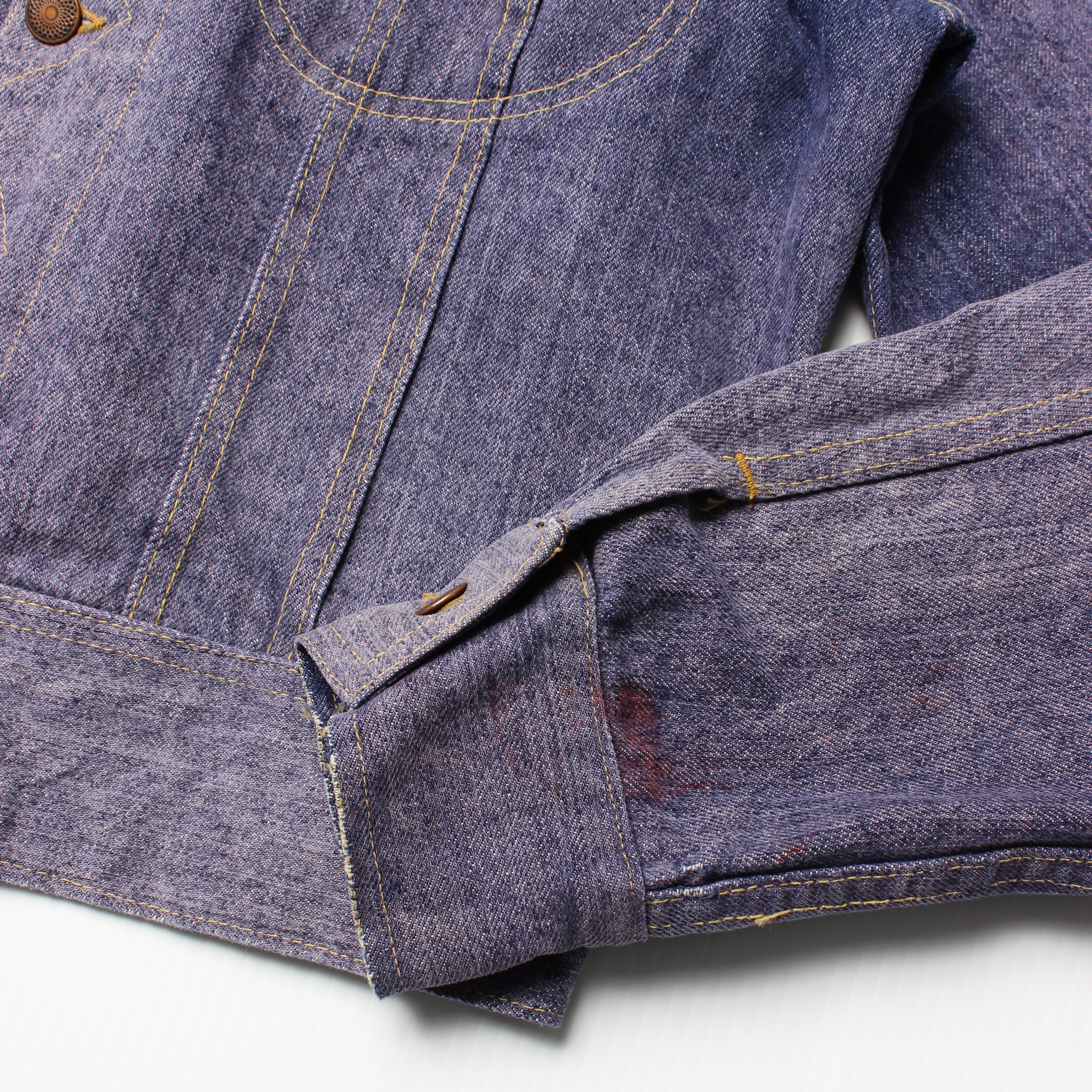 Vintage Faded Denim Jacket S
