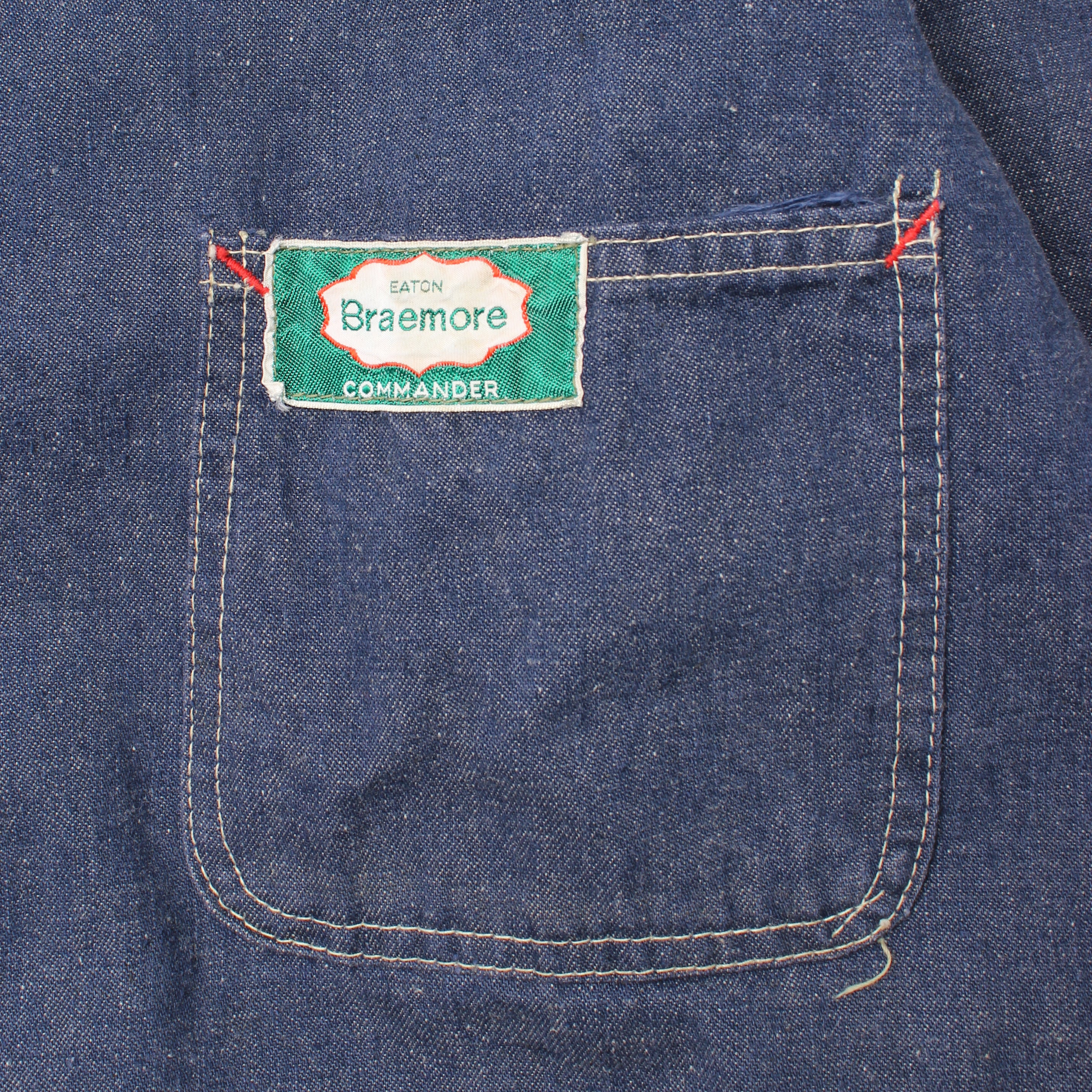 Vintage Eaton Braemore Dark Wash Chore Jacket XL