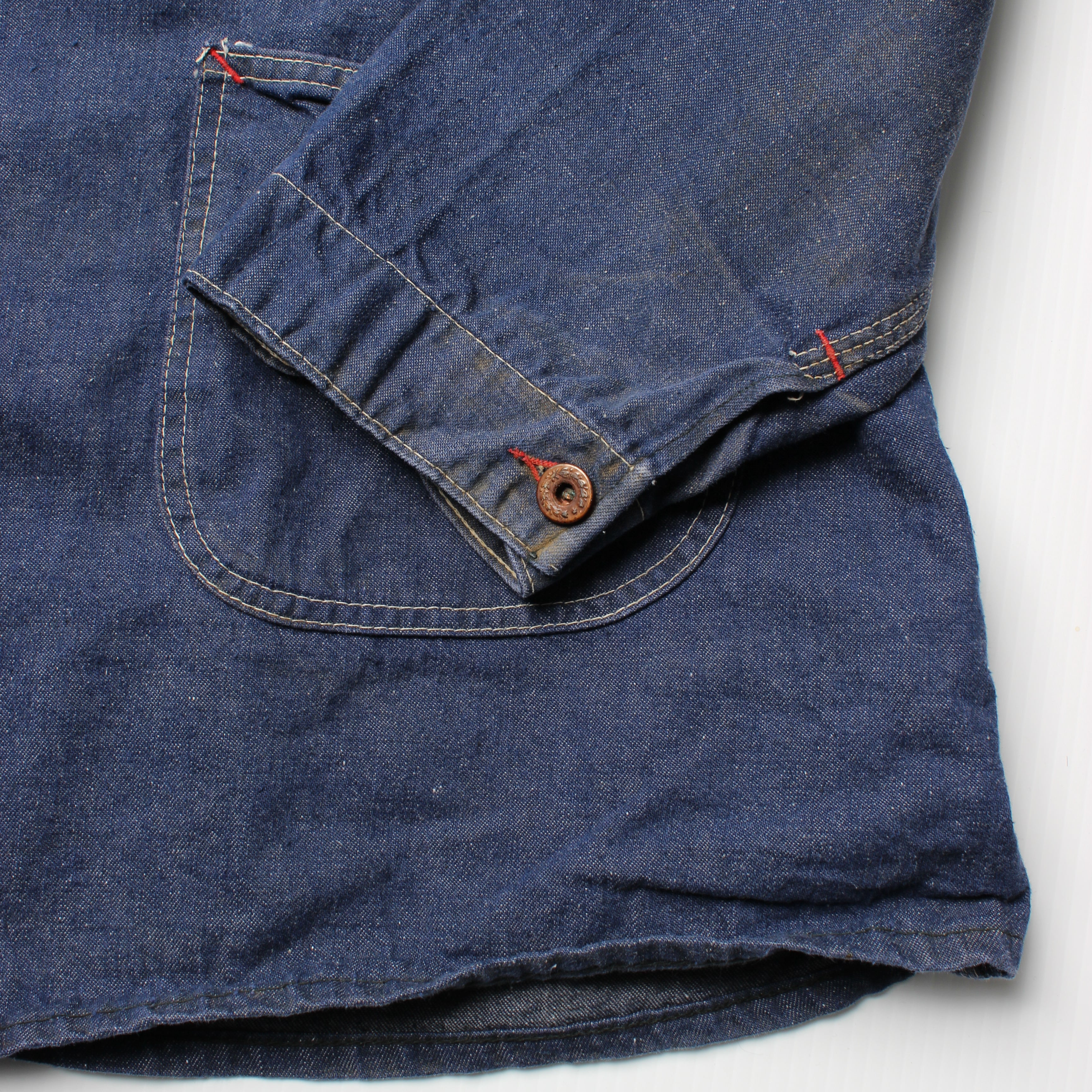Vintage Eaton Braemore Dark Wash Chore Jacket XL