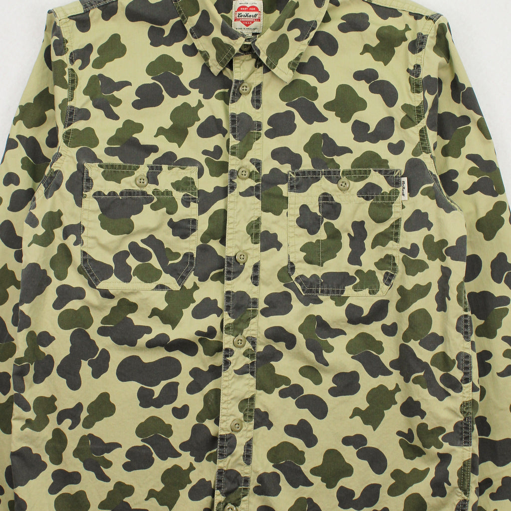Carhartt W.I.P. Camouflage Button Up Shirt M