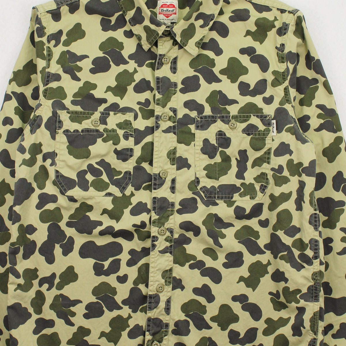 Carhartt W.I.P. Camouflage Button Up Shirt M