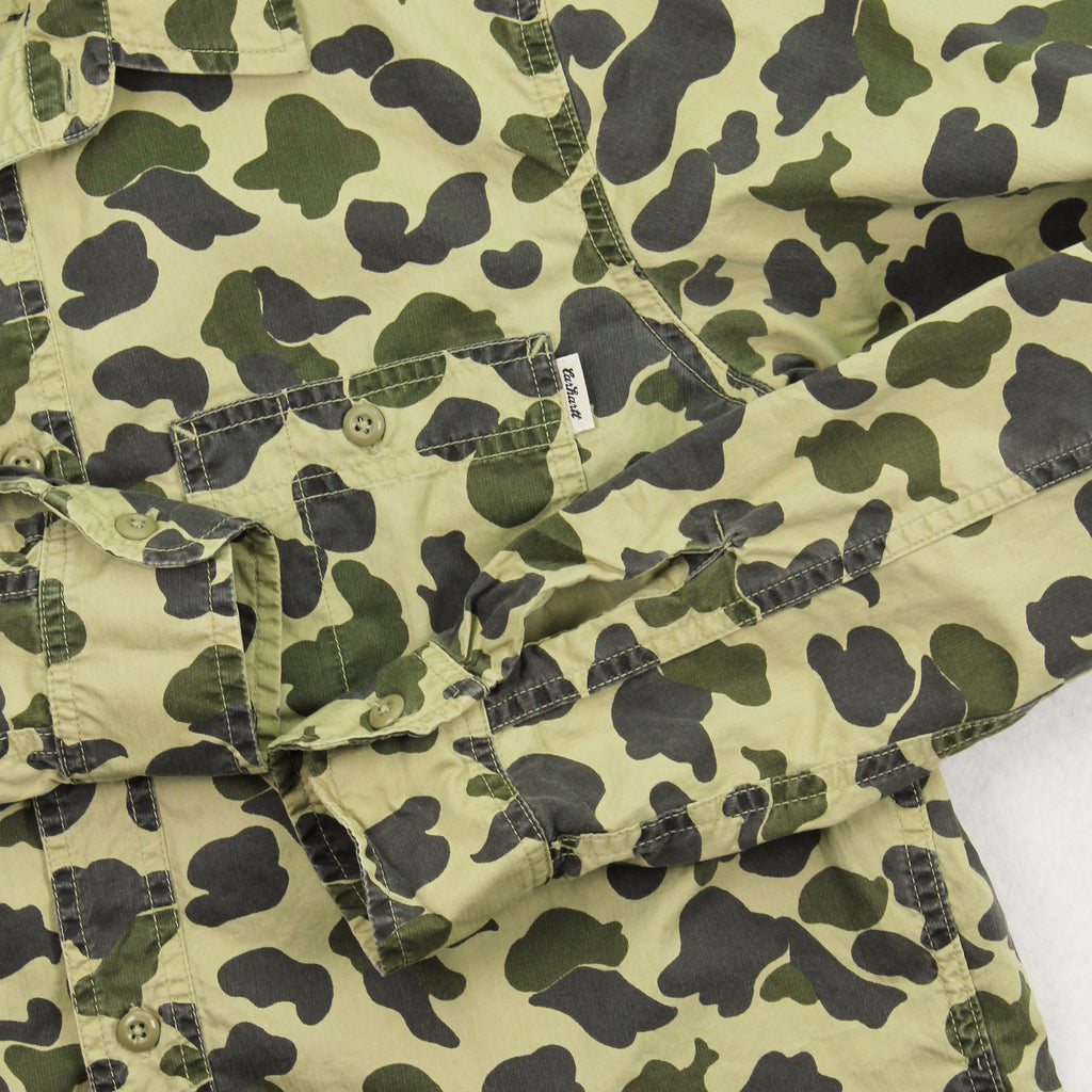 Carhartt W.I.P. Camouflage Button Up Shirt M