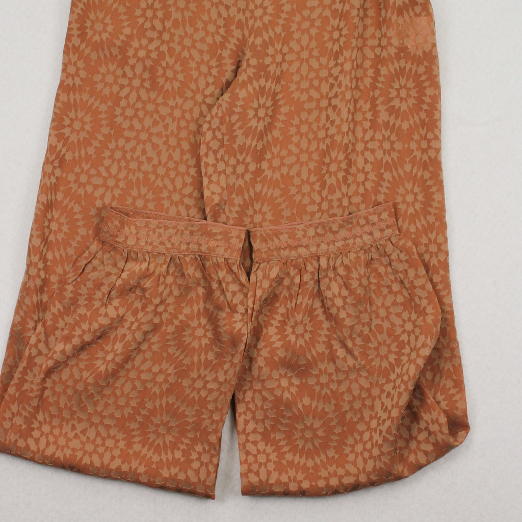 Ozbek Floral Pattern Light Trousers Women's 6
