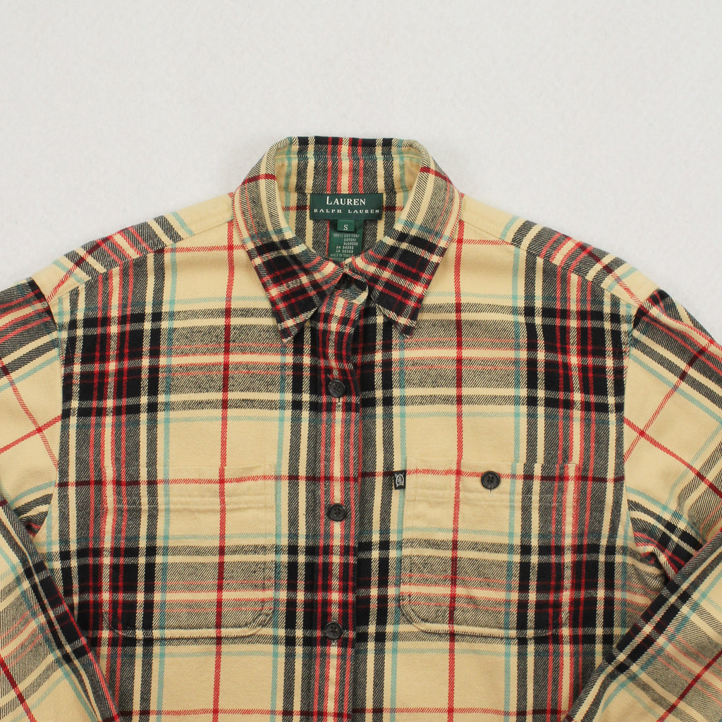 Lauren Ralph Lauren Plaid Button Up Shirt Women's S