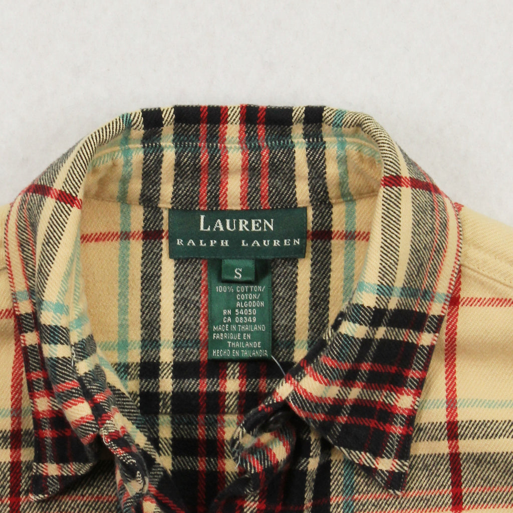 Lauren Ralph Lauren Plaid Button Up Shirt Women's S