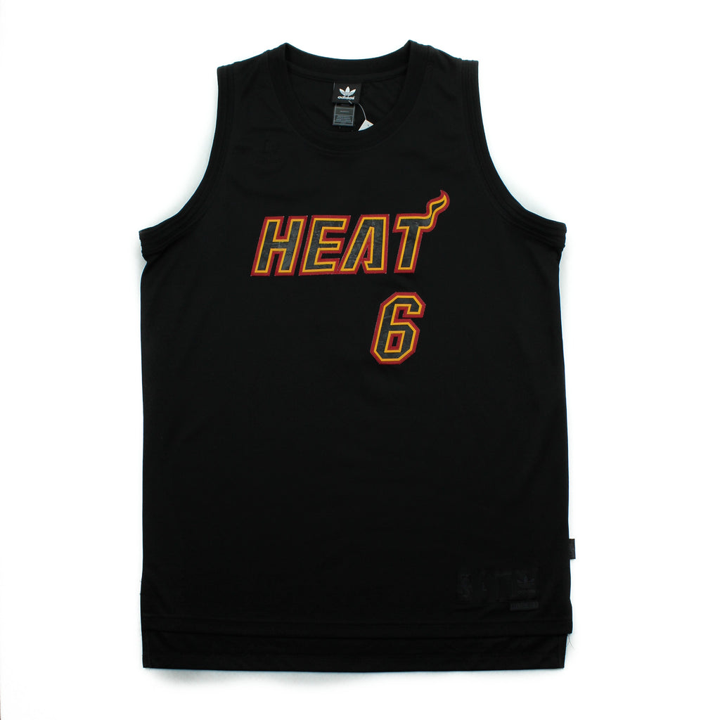 Adidas Miami Heat Lebron James #6 Jersey L