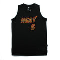 Adidas Miami Heat Lebron James #6 Jersey L
