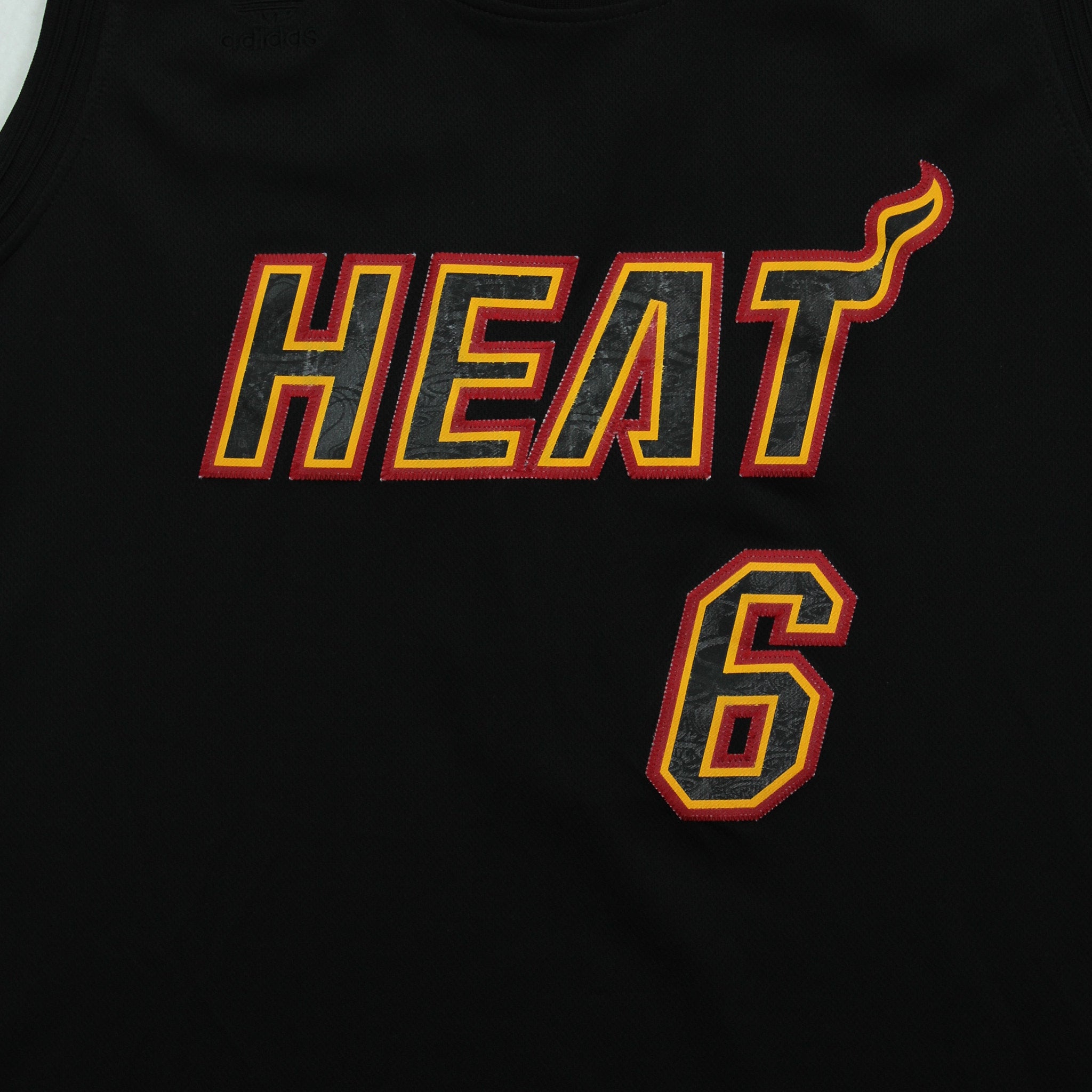 Adidas Miami Heat Lebron James #6 Jersey L